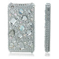 100% Brand New Clear Crystal Bling Hard Plastic Case For Iphone 4 4G