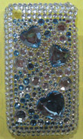 Brand New Clear Bling Diamond Rhinestone Plastic Case For Apple iphone 3G 3Gs