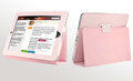 iPad Case Genuine leather No lines Hand-built - Pink
