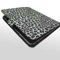 iPad 2 / The New iPad Case Luxury Snow Leopard Leather - Safflower Leopard