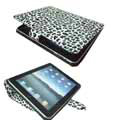 iPad 2 / The New iPad Case Luxury Snow Leopard Leather - White Leopard
