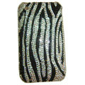 zebra iphone 3G case crystal diamond cover