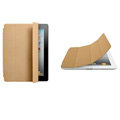 Miraculous magnetic wake smart cover for iPad 2 / The New iPad - Brown
