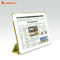 Miraculous magnetic wake smart cover for iPad 2 / The New iPad - Light green