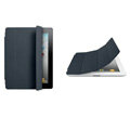 Miraculous magnetic wake smart cover for iPad 2 / The New iPad - dark gray