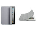 Miraculous magnetic wake smart cover for iPad 2 / The New iPad - gray