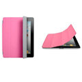 Miraculous magnetic wake smart cover for iPad 2 / The New iPad - pink
