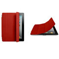 Miraculous magnetic wake smart cover for iPad 2 / The New iPad - red