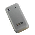 Silicone case for Samsung i9003 - Transparent Black