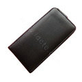 Simple Leather Case For Motorola XT701 - black