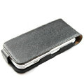 Ultra thin leather case for Nokia N97 mini - black
