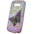 Color butterfly bling crystal case for Nokia E71