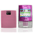 Mesh case cover for Nokia X5-01 - pink