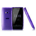 NILLKIN Super Matte Silicone case for Nokia X7 - purple
