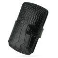 PDair holster leather case for Sony Ericsson Vivaz U5i - black EB002
