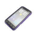 NILLKIN matte silicone case for HTC EVO 3D - Purple
