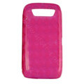 TPU silicone cases covers for Blackberry 9850 - rose
