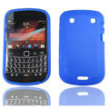TPU silicone cases covers for Blackberry 9900 - blue