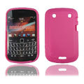 TPU silicone cases covers for Blackberry 9900 - rose