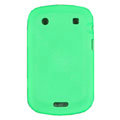 scrub silicone cases covers for Blackberry Bold Touch 9900 - green