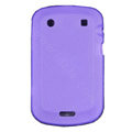 scrub silicone cases covers for Blackberry Bold Touch 9930 - purple