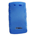 TPU silicone cases covers for BlackBerry 9530 - blue