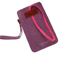 Holster leather case for Blackberry Storm 9530 - purple