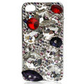Bling Big Rhinestone S-warovski crystal case for iPhone 4G