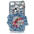Flower Bling S-warovski crystal case covers for iPhone 4G