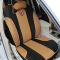 Double color Series Auto Car Seat Covers Cushion - Yellow