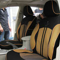 Double color Series Car Seat Covers Cushion - Yellow EB001