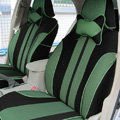 Double color Series Car Seat Covers Cushion - green
