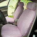 Auto Car Front Rear Seat Covers - pink EB002