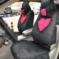 Bud silk Lace Car Seat Covers sets - Black