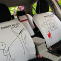 Human Touch Car Seat Covers Custom seat covers - White EB002