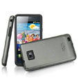 IMAK Slim Metal Silicone Cases Covers for Samsung i9100 GALAXY SII S2 - Gray
