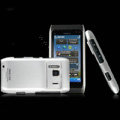 IMAK Slim Scrub Silicone hard cases Covers for Nokia N8 - Silver