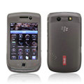 IMAK Slim Scrub Silicone hard cases Covers for Blackberry Touch 9800 - Black