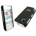 IMAK Slim Scrub Silicone hard cases Covers for Nokia 5230 5230XM 5233 5235 - Black(+Protector Screen)