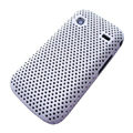 Slim Scrub Mesh Silicone Hard Cases Covers For Samsung i569 S5660 Galaxy Gio - White