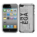 Slim Metal Aluminum Silicone Cases Covers for iPhone 5G - Silver