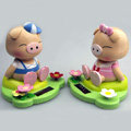 Solar doll pig solar swinging pig solar toy gift car decoration accessories lovers Pig