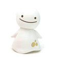 Cute Shake head doll Solar Smiling angel shook his head doll Car decoration - White
