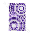 Circle bling crystal cases covers for your mobile phone model - Purple
