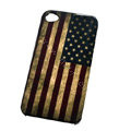 American flag Hard Back Cases Covers for iPhone 4G - Red