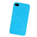 Ultrathin Color Covers Hard Back Cases for iPhone 4G - Blue