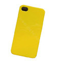 Ultrathin Color Covers Hard Back Cases for iPhone 4G - Yellow