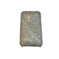 Bling covers Point diamond crystal cases for iPhone 3G - White
