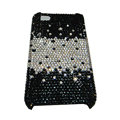 Bling covers Point diamond crystal cases for iPhone 4G - Black