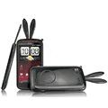 Imak Rabbit covers Bunny cases for HTC Sensation XE Z715e G18 - Black (High transparent screen protector+Sucker)